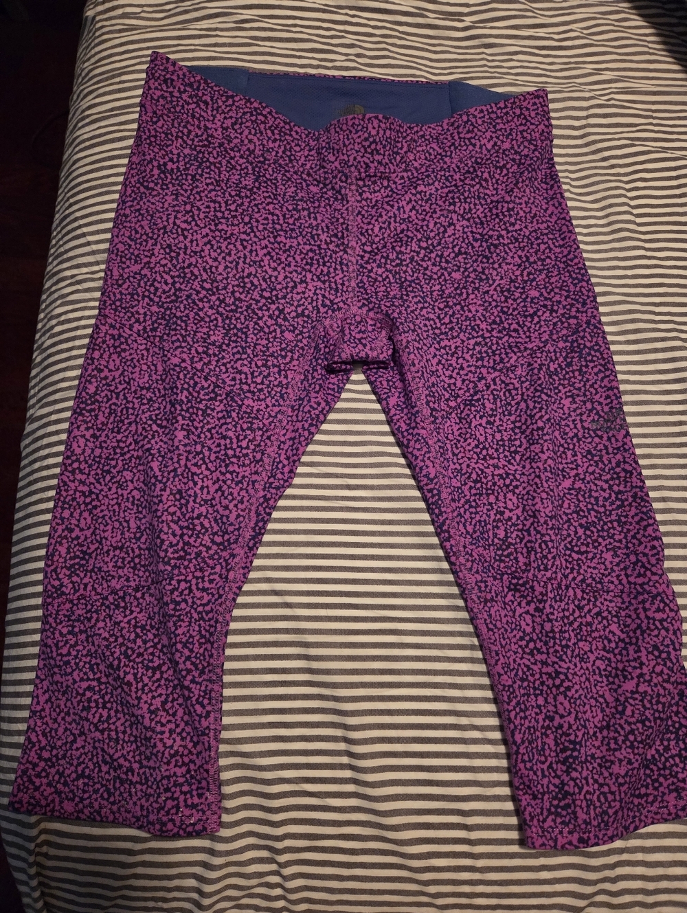 The North Face Womans Purple and Blue Printed Leggings